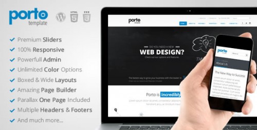 Nulled Porto v1.5.1 - Multipurpose Responsive WordPress Theme product picture