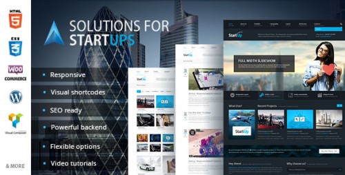 Download Solution for Startups v3.0.3 - MultiPurpose WP Theme  