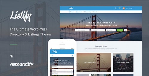 [GET] Listify v1.0.0.6 - Themeforest WordPress Directory Theme product pic