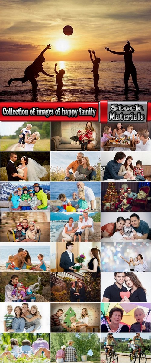 Collection of images of happy family 25 HQ Jpeg
