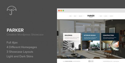 Nulled Parker - Themeforest Creative WordPress Showcase  