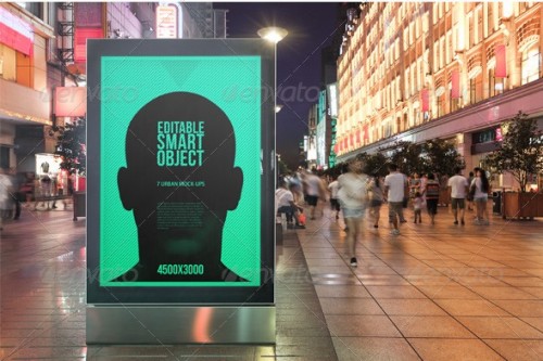 graphicriver - Urban Poster / Billboard Mock-ups - Night Edition program