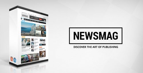 Nulled Newsmag v1.3.1 - Themeforest News Magazine Newspaper product graphic