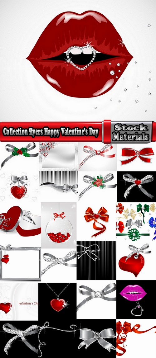 Collection flyers Happy Valentine's Day #7-25 Eps
