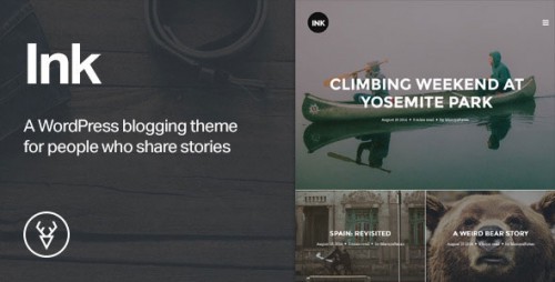 [GET] Ink v1.2.7 - A WordPress Blogging theme to tell Stories product pic