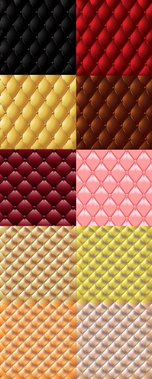 Leather texture backgrounds vector