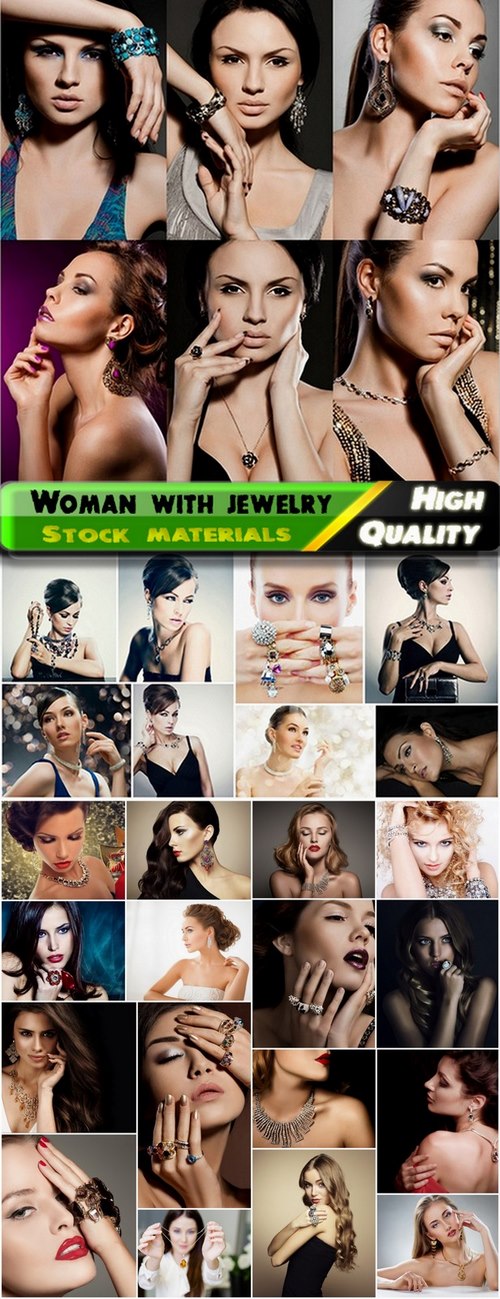Woman with beautiful jewelry - 25 HQ Jpg