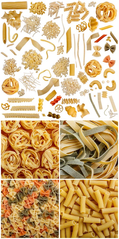 Pasta, flour products - stock photos