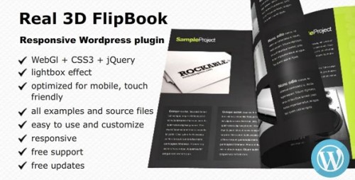 NULLED Real 3D FlipBook v1.4.4 - WordPress Plugin product snapshot