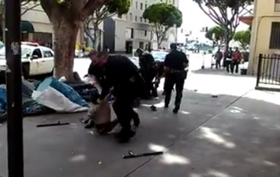 Полицейские застрелили бездомного в Лос-Анджелесе