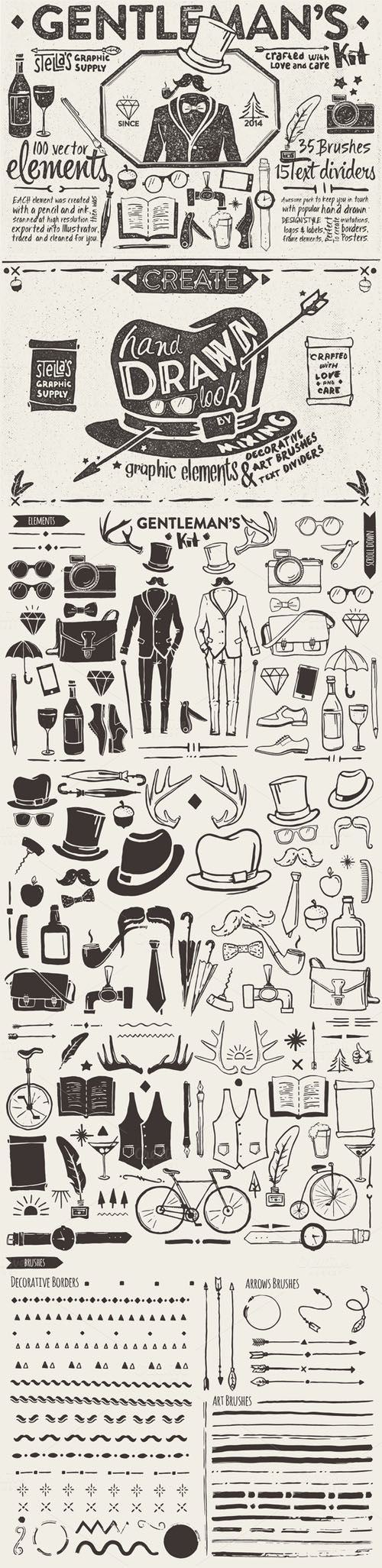 Gentleman's Graphic Kit - CM 59228