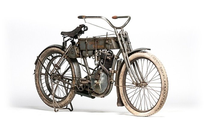 Редкий мотоцикл Harley-Davidson Strap Tank 1907 хотят продать с аукциона за 1 миллион долларов