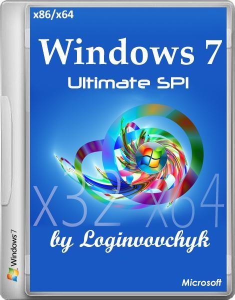 Windows 7 Ultimate SP1 by Loginvovchyk 03.2015 (x86/x64/RUS/ENG)