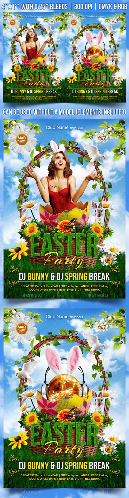GraphicRiver - Easter Party Flyer Template 10531791