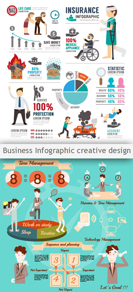 Business Infographic Creative Design in Vector (1770/2068)