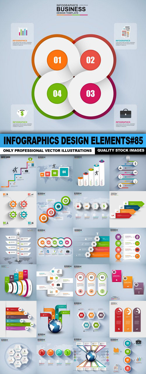 Infographics Design Elements set 85
