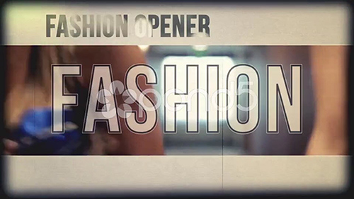 Fast Fashion Opener - After Effects Project (pond5)