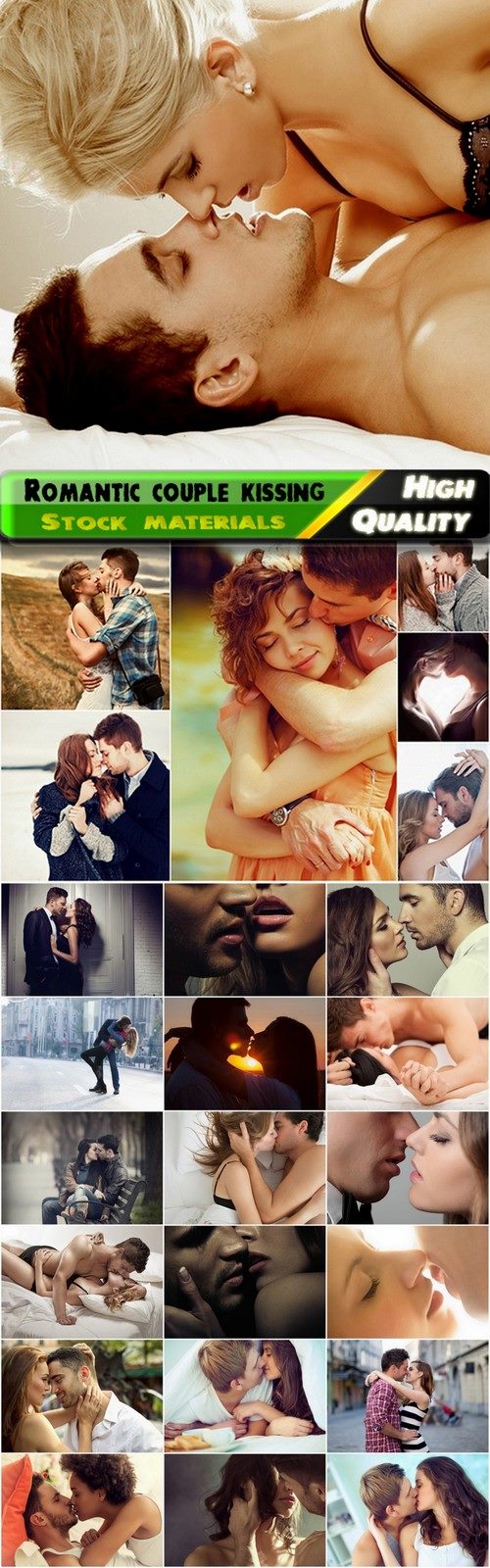 Romantic couple kissing and love each other - 25 HQ Jpg
