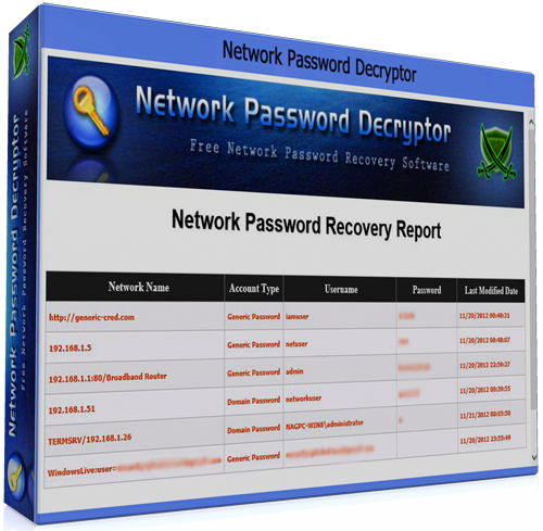 Network Password Decryptor 9.0 Portable