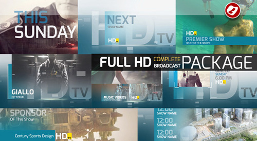 HDtv Complete Broadcast Package - Project for After Effects (Videohive)