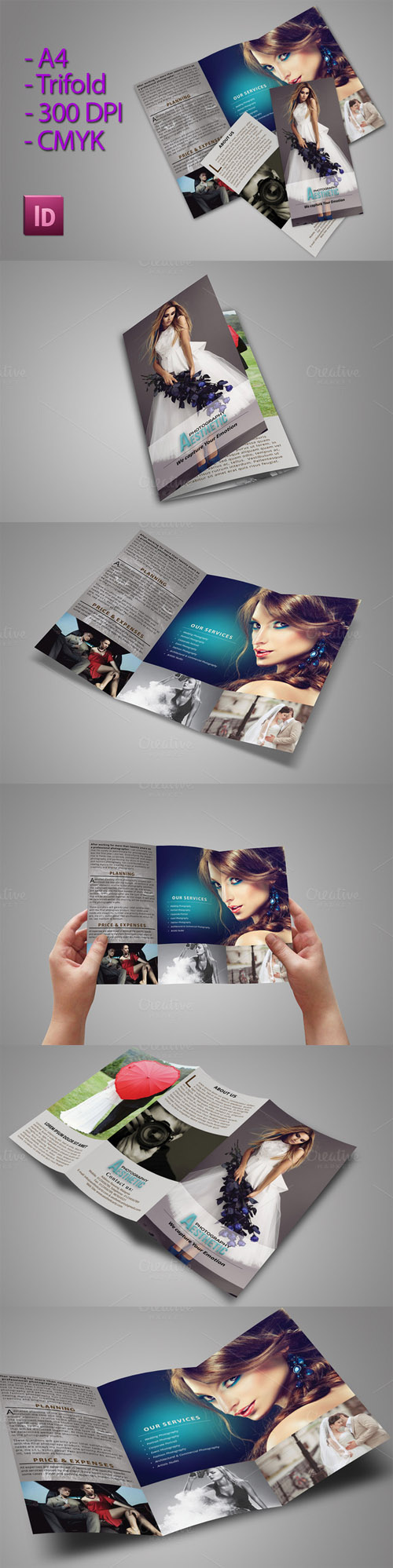 CM - Trifold Brochure For Photographer-360800