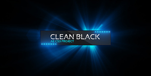 Clean Black Presentation - Project for After Effects (Videohive)