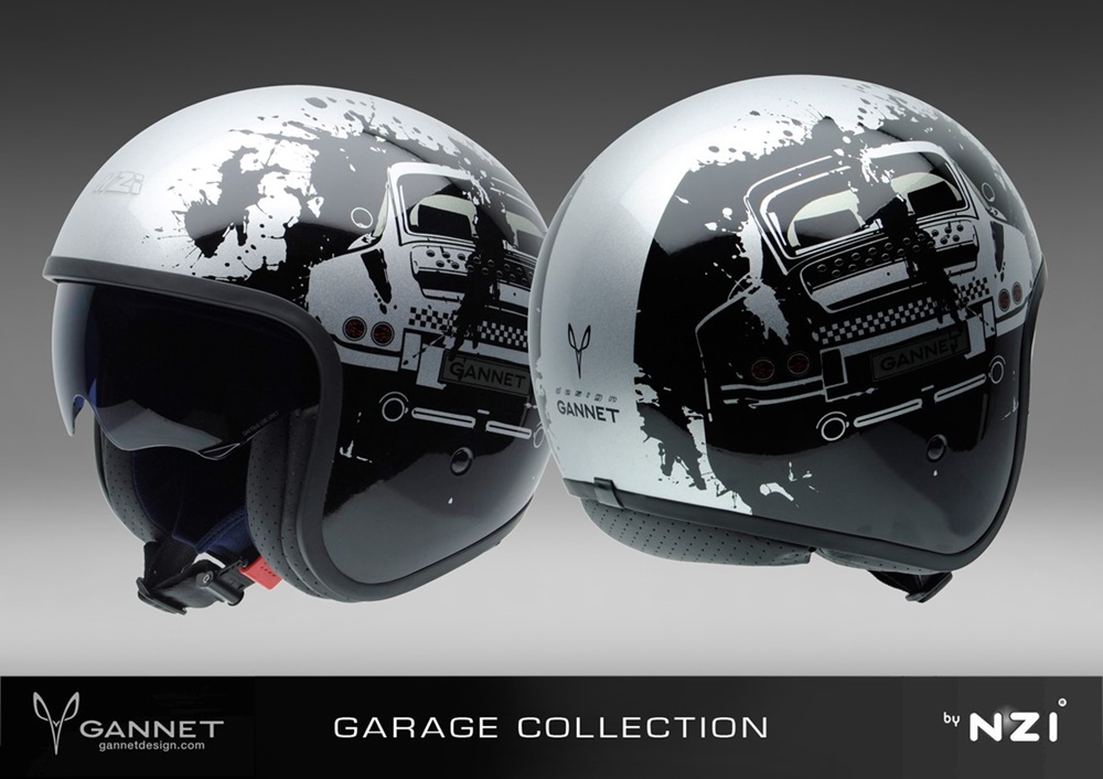 Gannet Design & NZI Helmets: коллекция мотошлем «Garage Collection»