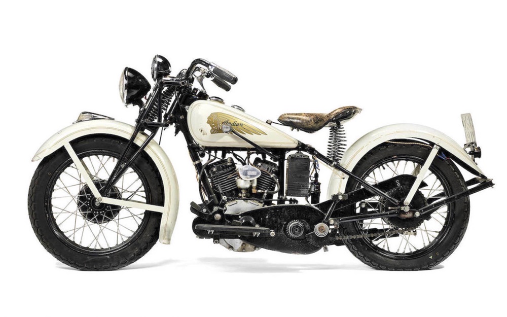 Мотоцикл  Indian Sport Scout Стива Маккуина будет продан с аукциона