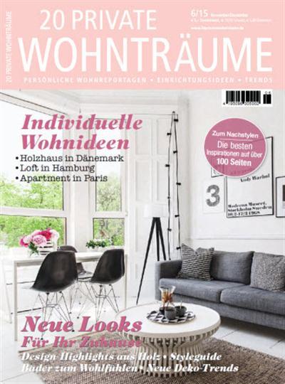 20 Private Wohntr&#228;ume Magazin November Dezember No 06 2015