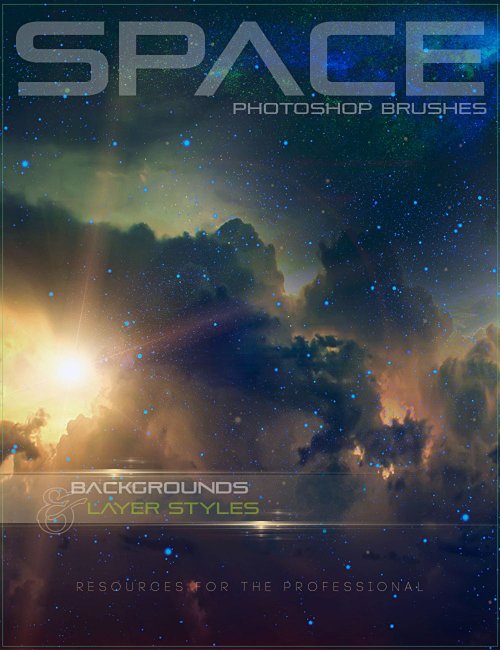 DAZ3D: Ron's Space Brushes (Photoshop Brushes & Elements)