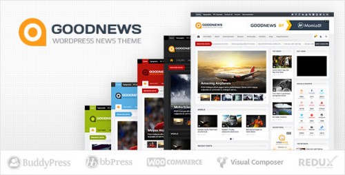 NULLED Goodnews v5.8.0.1 - Responsive WordPress News/Magazine  
