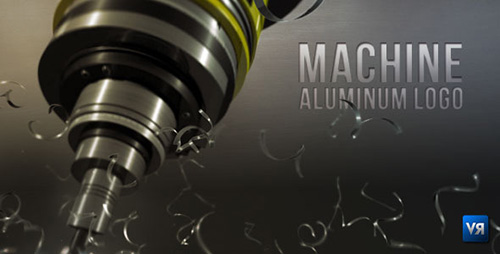 Machine aluminum logo - Project for After Effects (Videohive)
