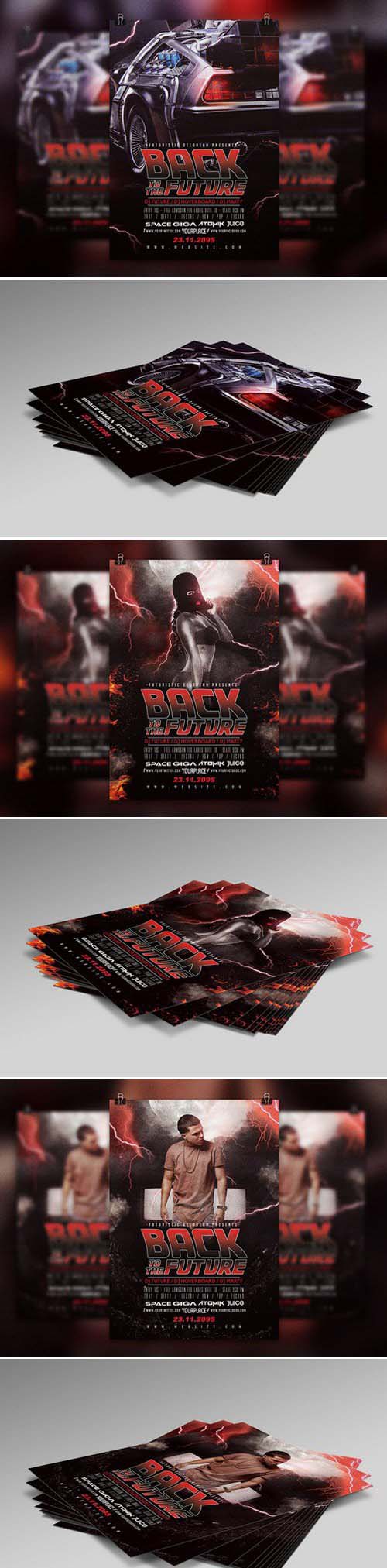 CM - Back To The Future | Flyer Template 1
