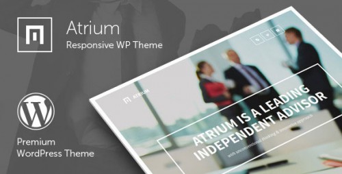 NULLED Atrium v2.1 - Responsive One Page WordPress Theme product logo