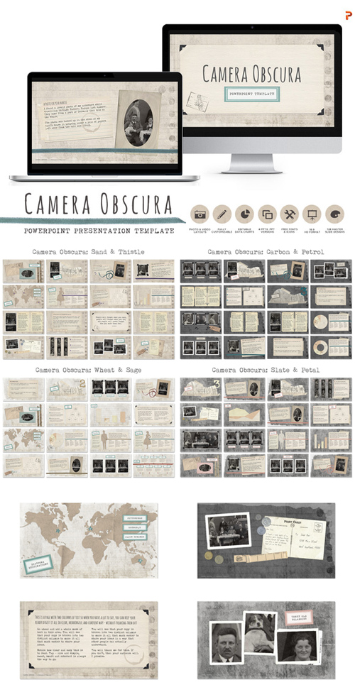 CM - Camera Obscura Powerpoint Templates 462492