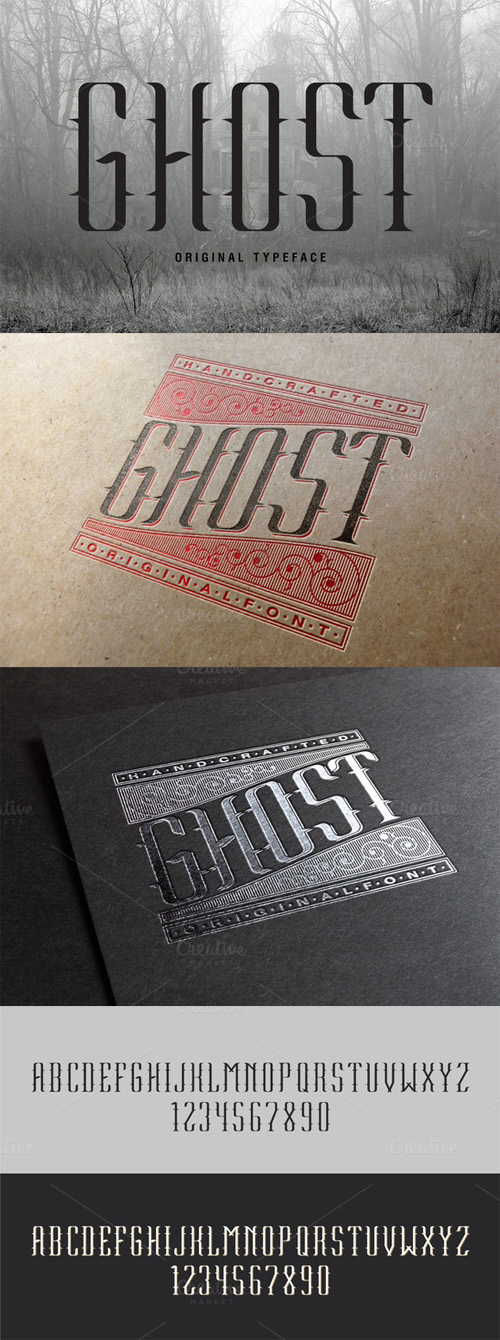 CM - Ghost Typeface 478348