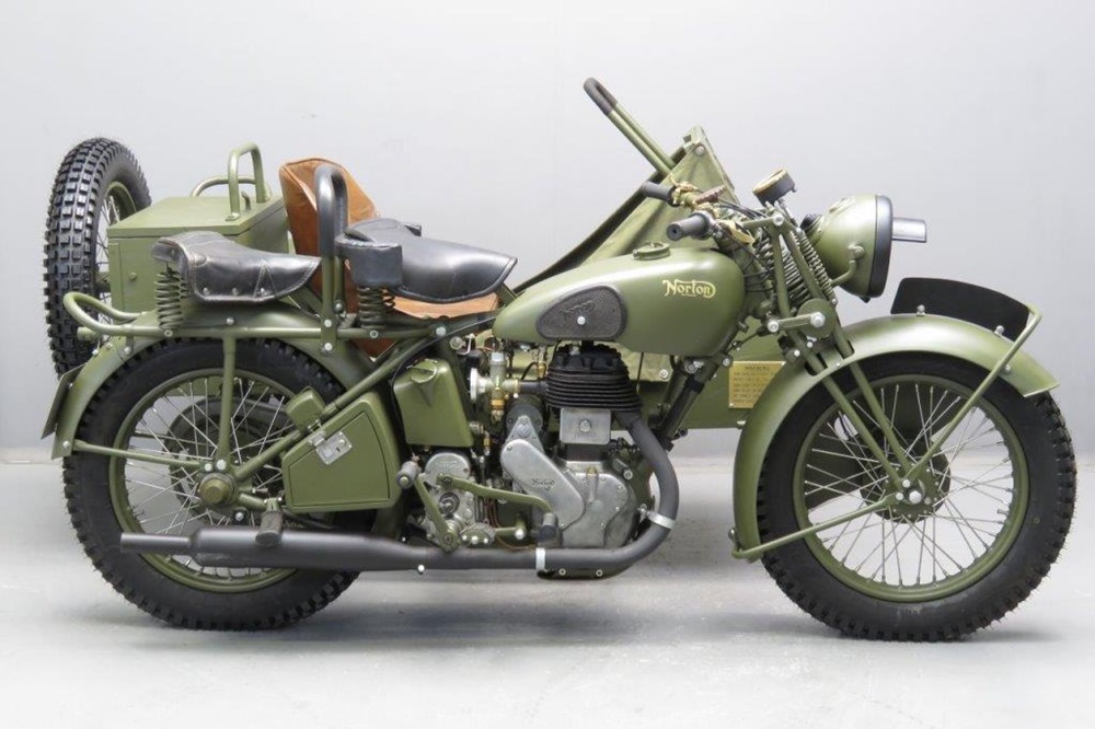Военный мотоцикл Norton Big Four 1941