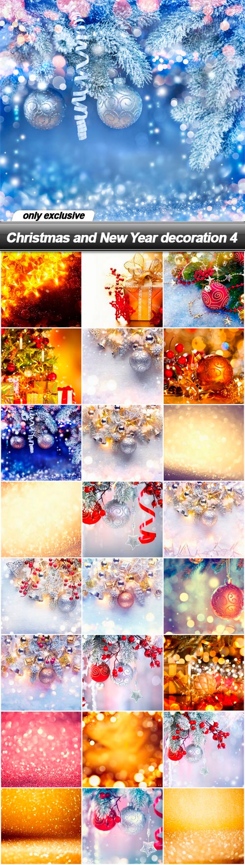 Christmas and New Year decoration 4 - 25 UHQ JPEG