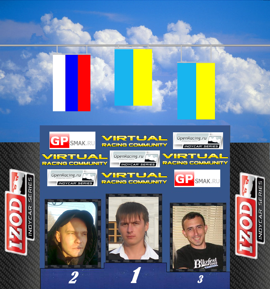 Результаты VRC OPENRACING.RU IndyCar Series 2012