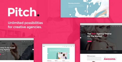 Nulled Pitch - A Theme for Freelancers and Agencies product