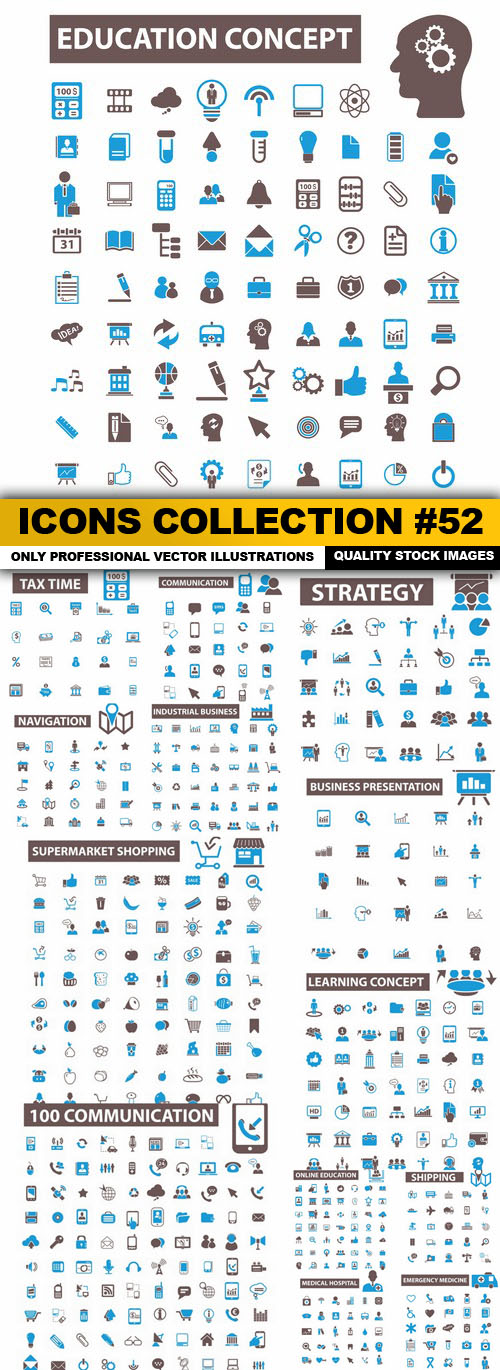 Icons Collection #52 - 15 Vector