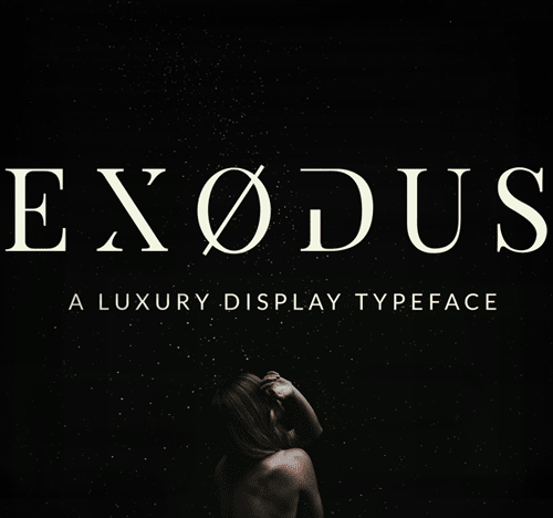 Exodus - Typeface