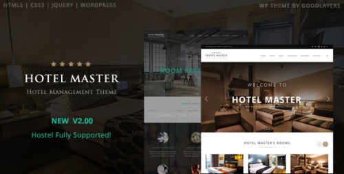 Nulled Hotel Master v2.04 - Hotel Booking WordPress Theme  