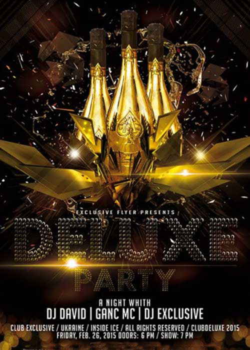 Deluxe Party Premium Flyer Template