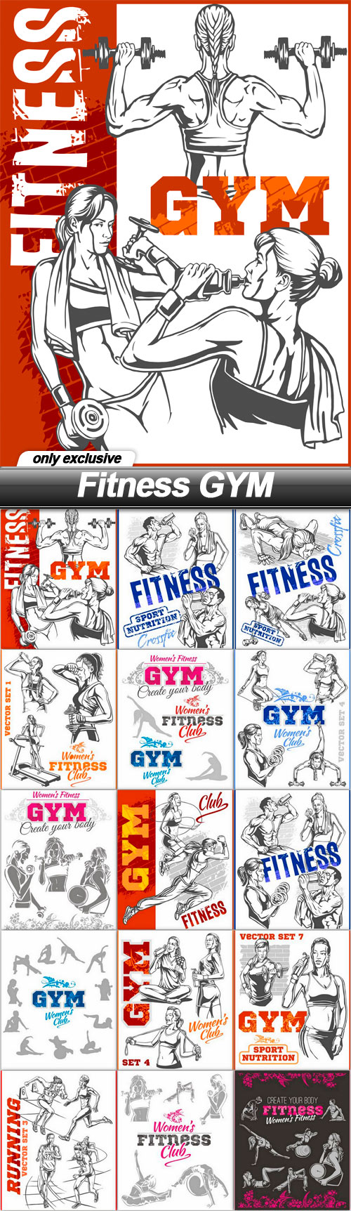 Fitness GYM - 15 EPS
