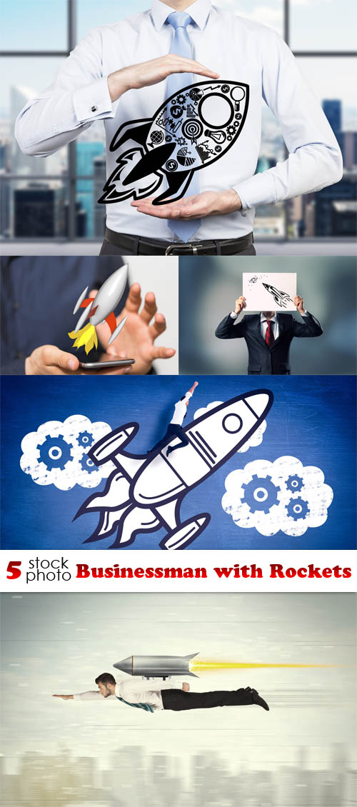 Photos - Businessman with Rockets