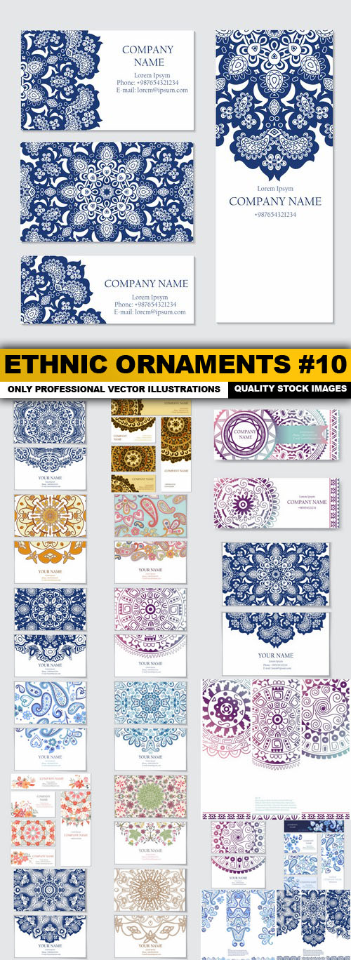 Ethnic Ornaments #10 - 20 Vector