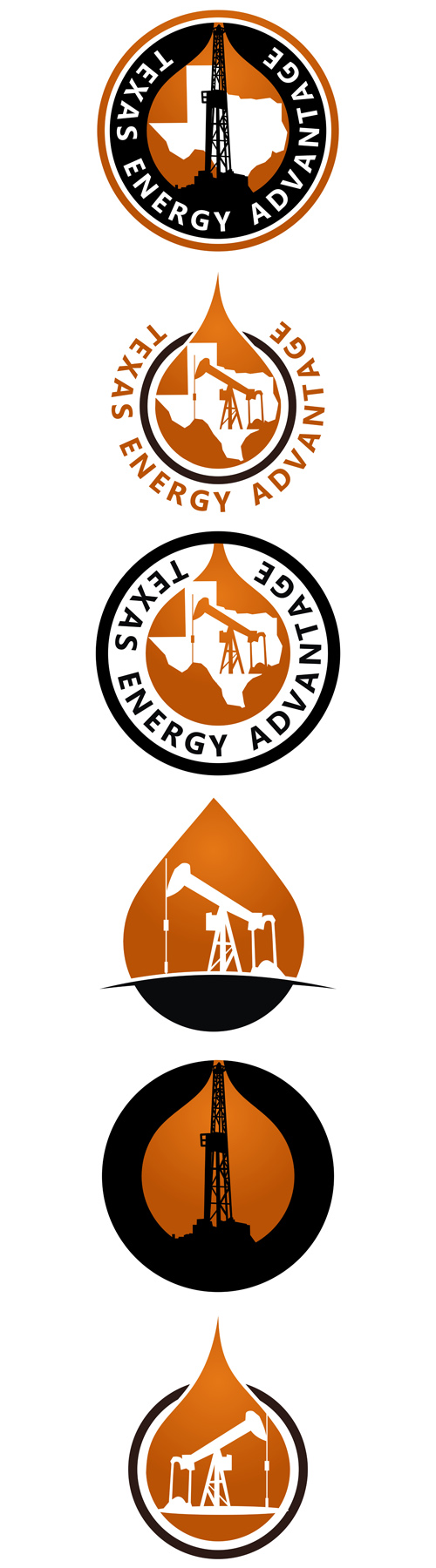 Oil mining logo - Vectors