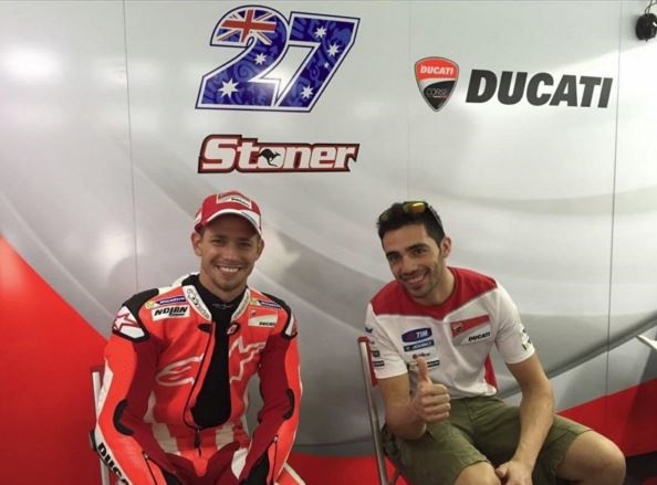 Кейси Стоунер приступил к тестам Ducati