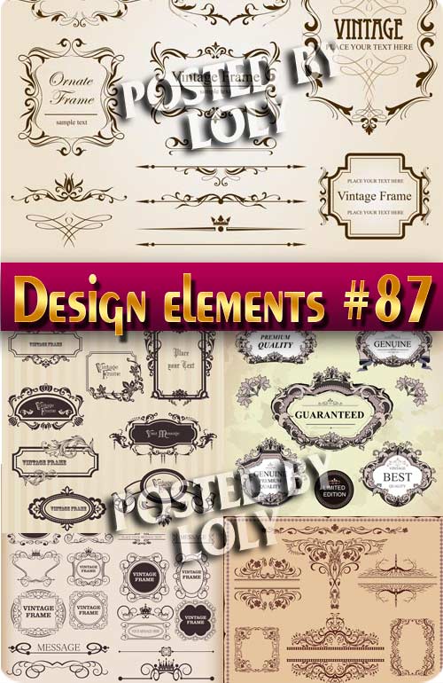 Элементы Дизайна #87 - Векторный клипарт